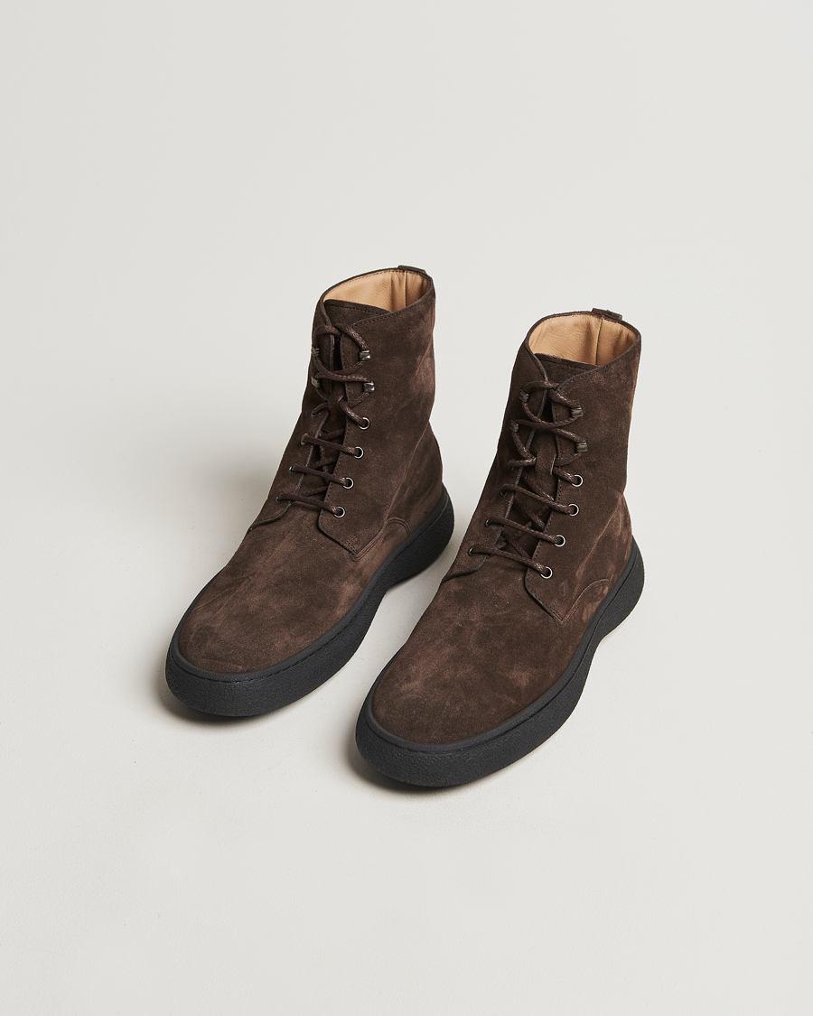Herre |  | Tod\'s | Gommino Winter Boots Dark Brown Suede