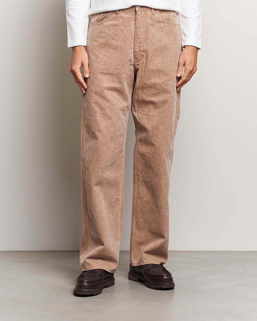 Herre |  | Auralee | Washed Canvas Pants Light Brown