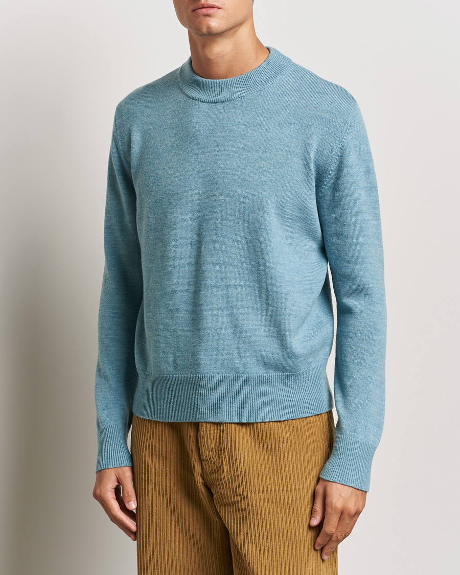 Herre |  | Sunflower | Moon Merino Crewneck Blue