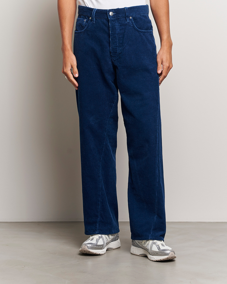 Herre | Cordfløyelsbukser | Sunflower | Wide Twist Corduroy Pants Indigo