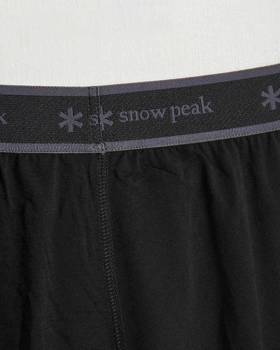 Herre |  | Snow Peak | Merino Wool Tights Black