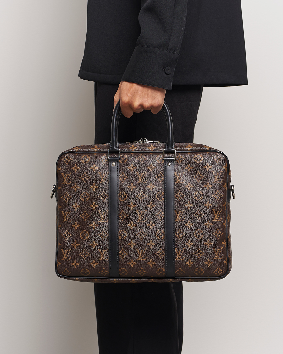 Herre | Pre-owned Assesoarer | Louis Vuitton Pre-Owned | Porte-Documents Voyage Briefcase Monogram