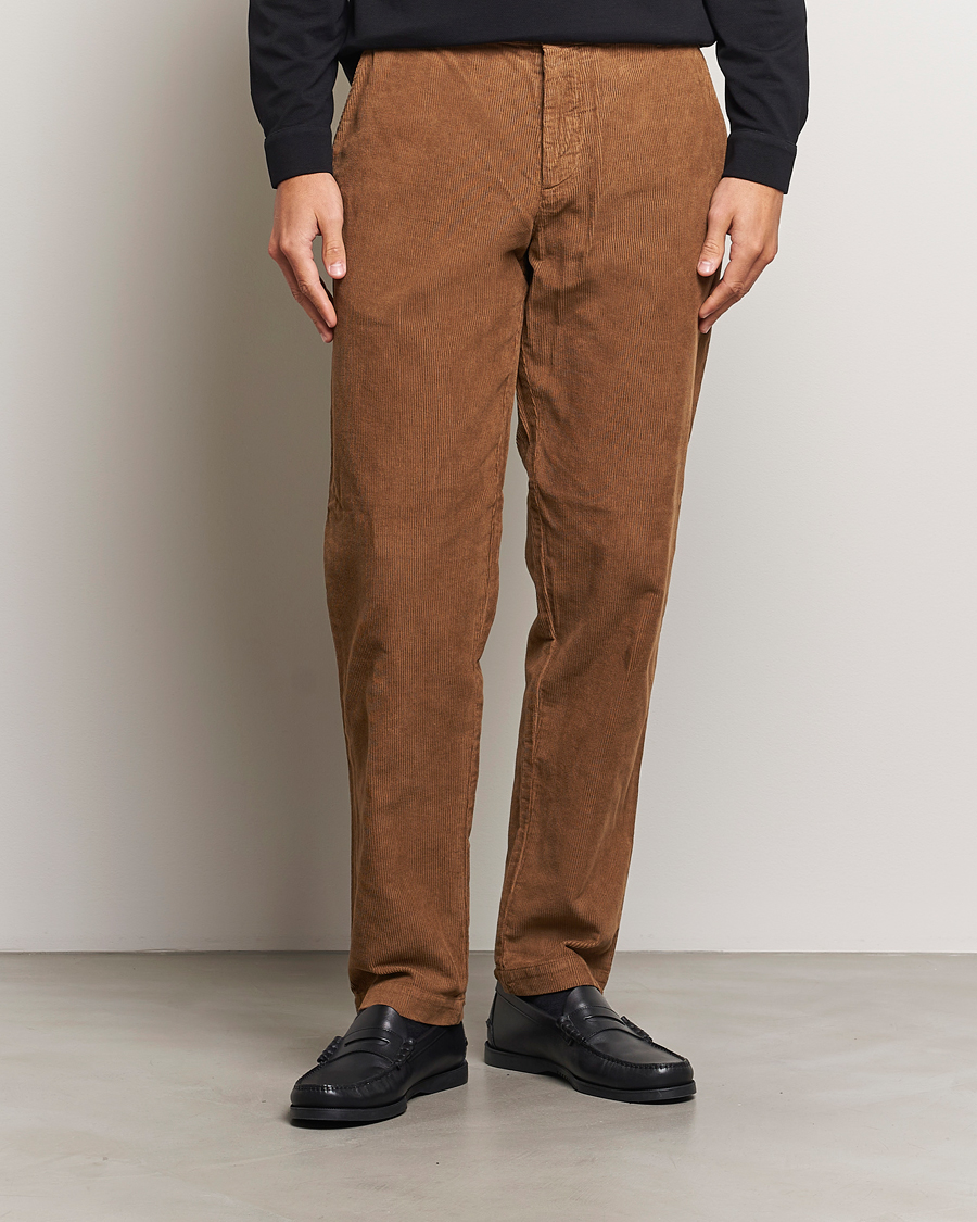 Herre |  | Sunspel | Corduroy Chore Trousers Sandstone