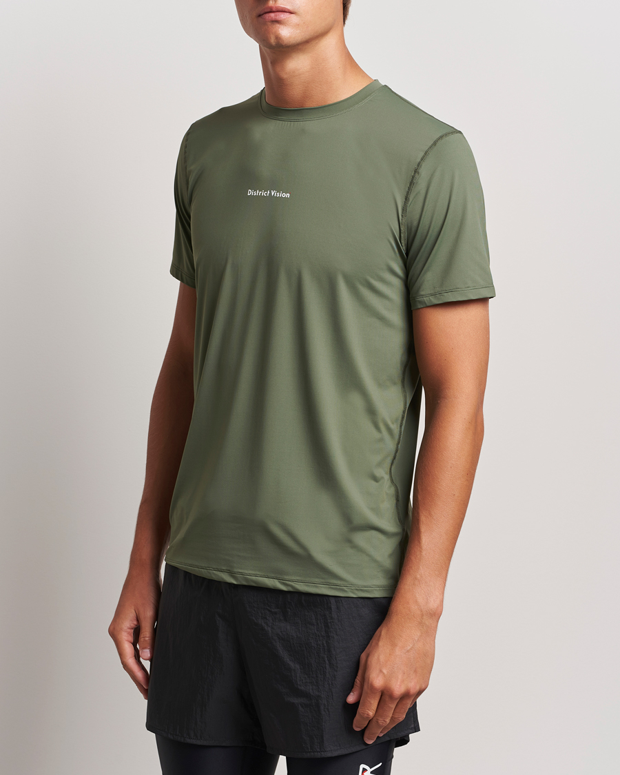 Herre |  | District Vision | Ultralight Aloe Short Sleeve Sage