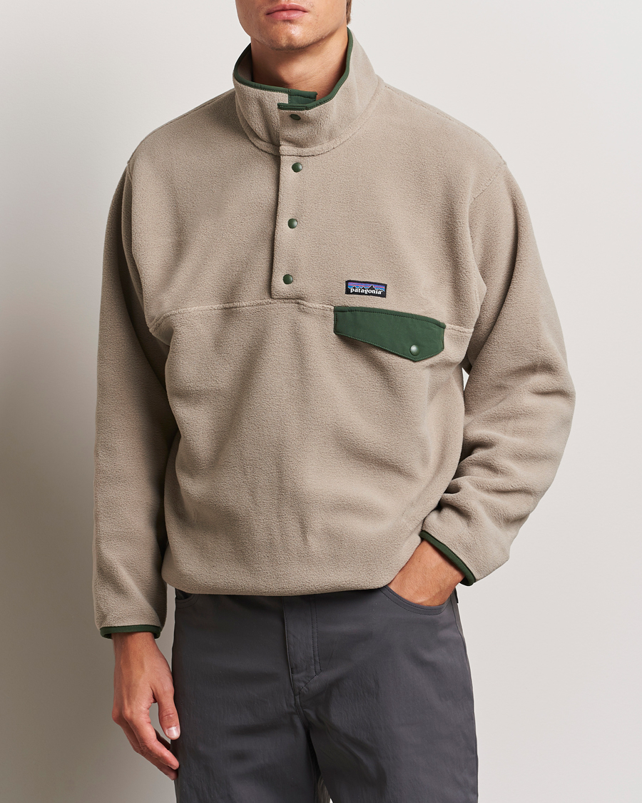 Herre | Fleecegensere | Patagonia | Synch Snap T Half Zip Fleece Seabird Grey