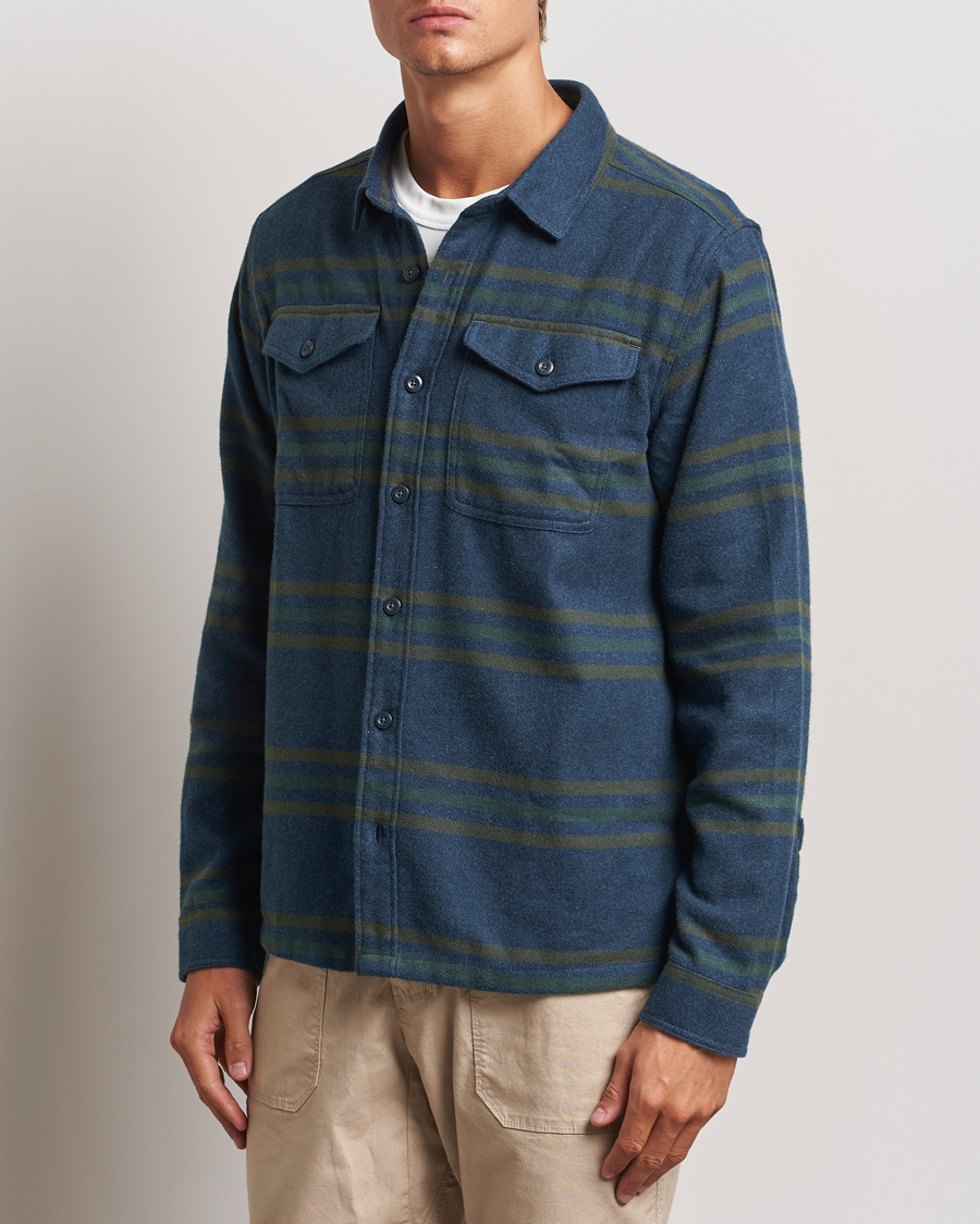 Herre | Active | Patagonia | Fjord Flannel Shirt Smolder Blue