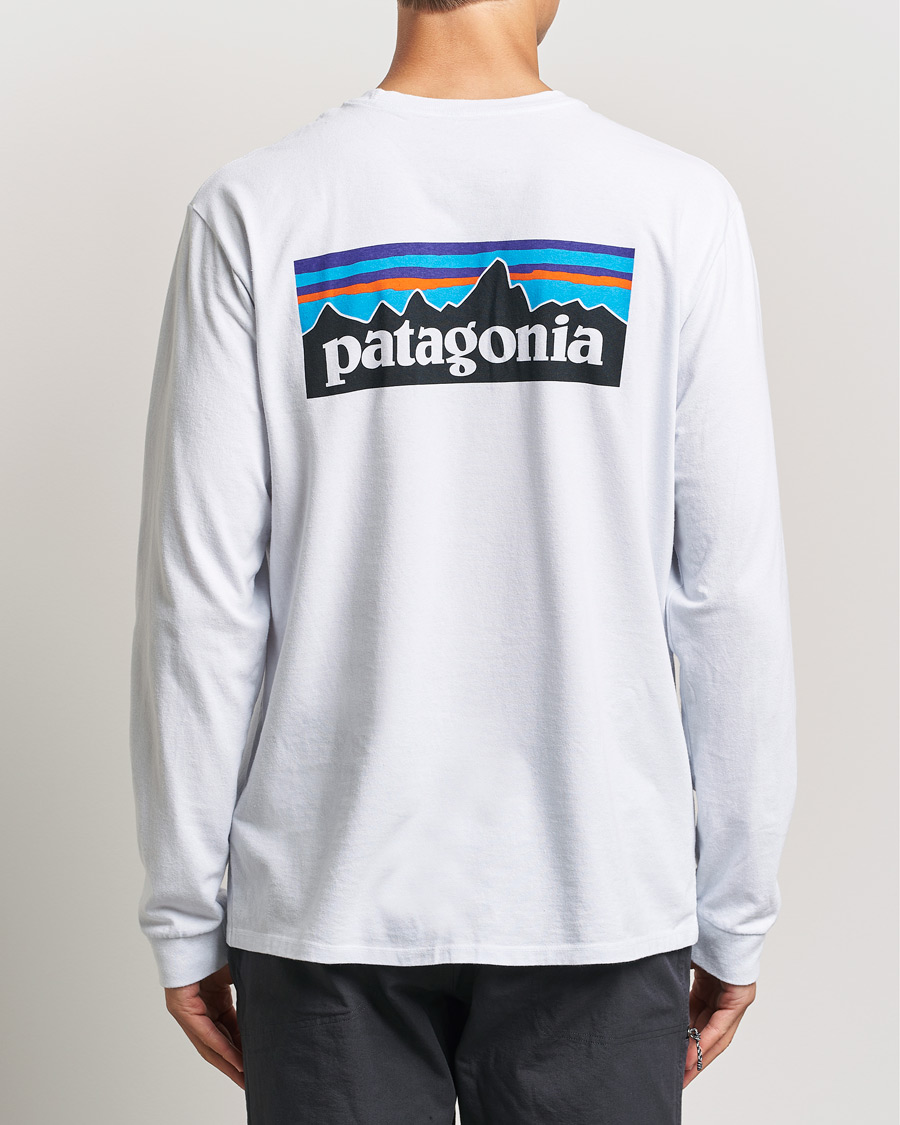 Herre | Klær | Patagonia | P-6 Logo Responsibiliti T-Shirt White