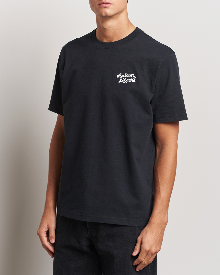 Herre |  | Maison Kitsuné | Mini Handwriting T-shirt Black