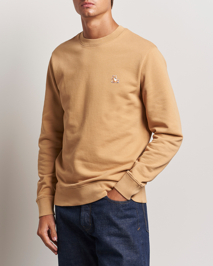 Herre |  | Maison Kitsuné | Chillax Fox Sweatshirt Chamomile Beige