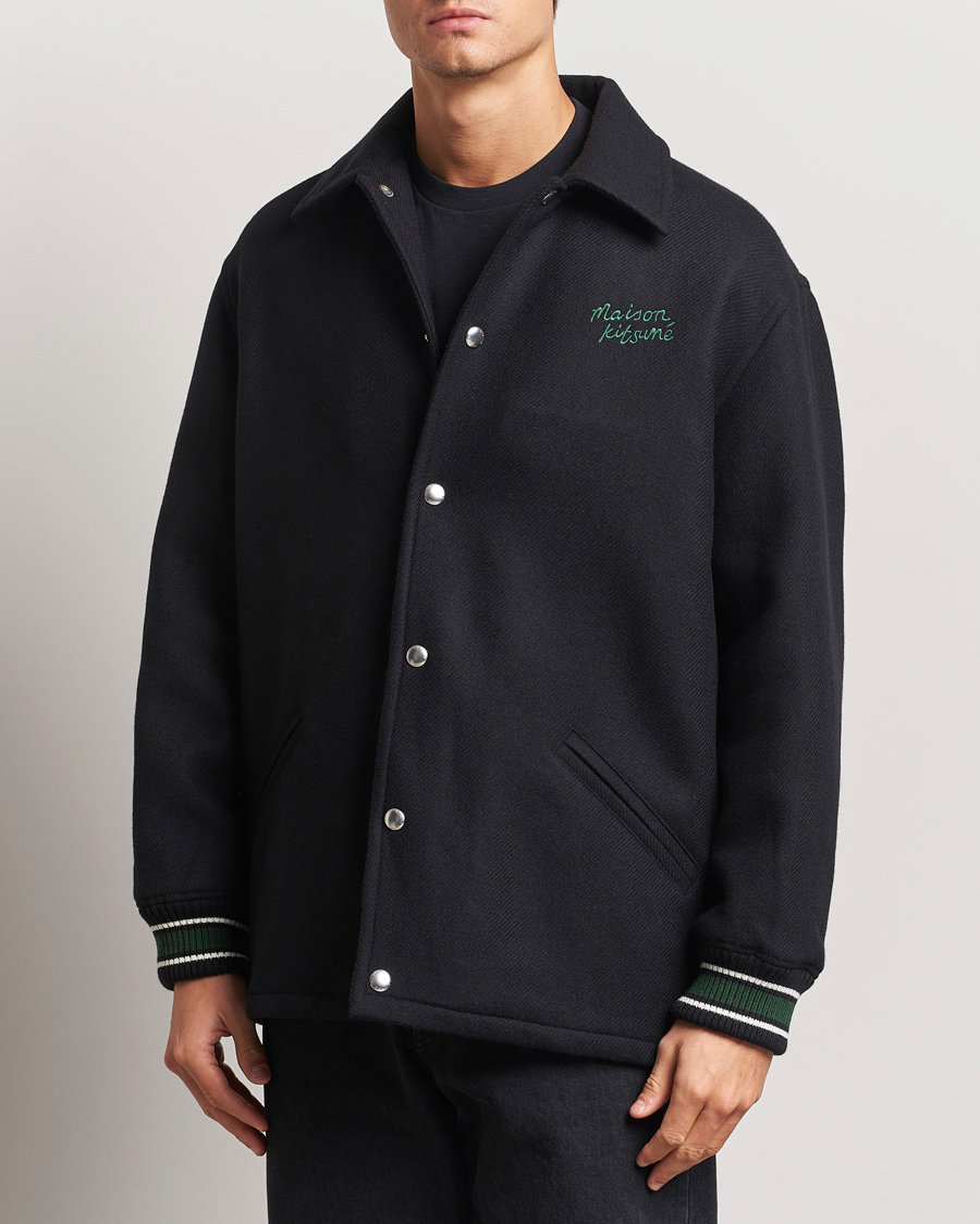 Herre |  | Maison Kitsuné | Varsity Jacket Black