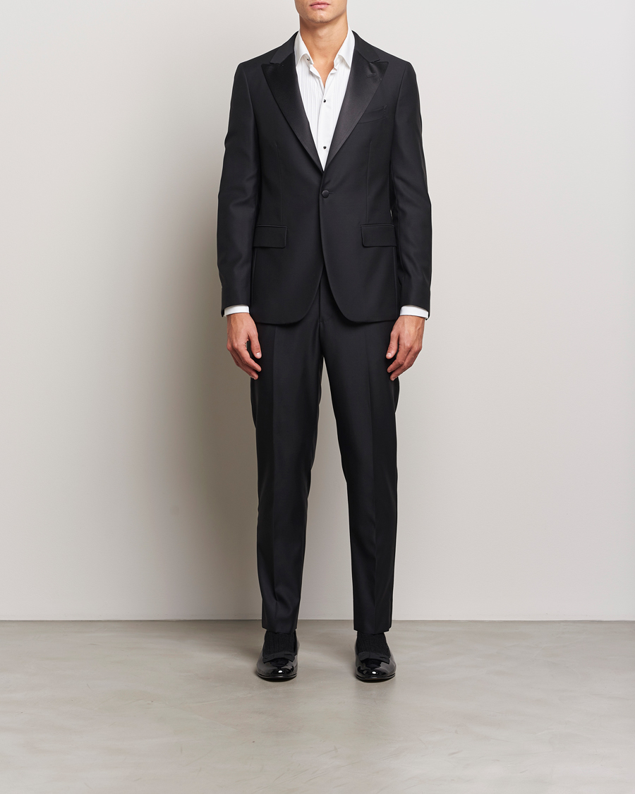 Herre |  | Boglioli | Milano Single Breasted Tuxedo Black