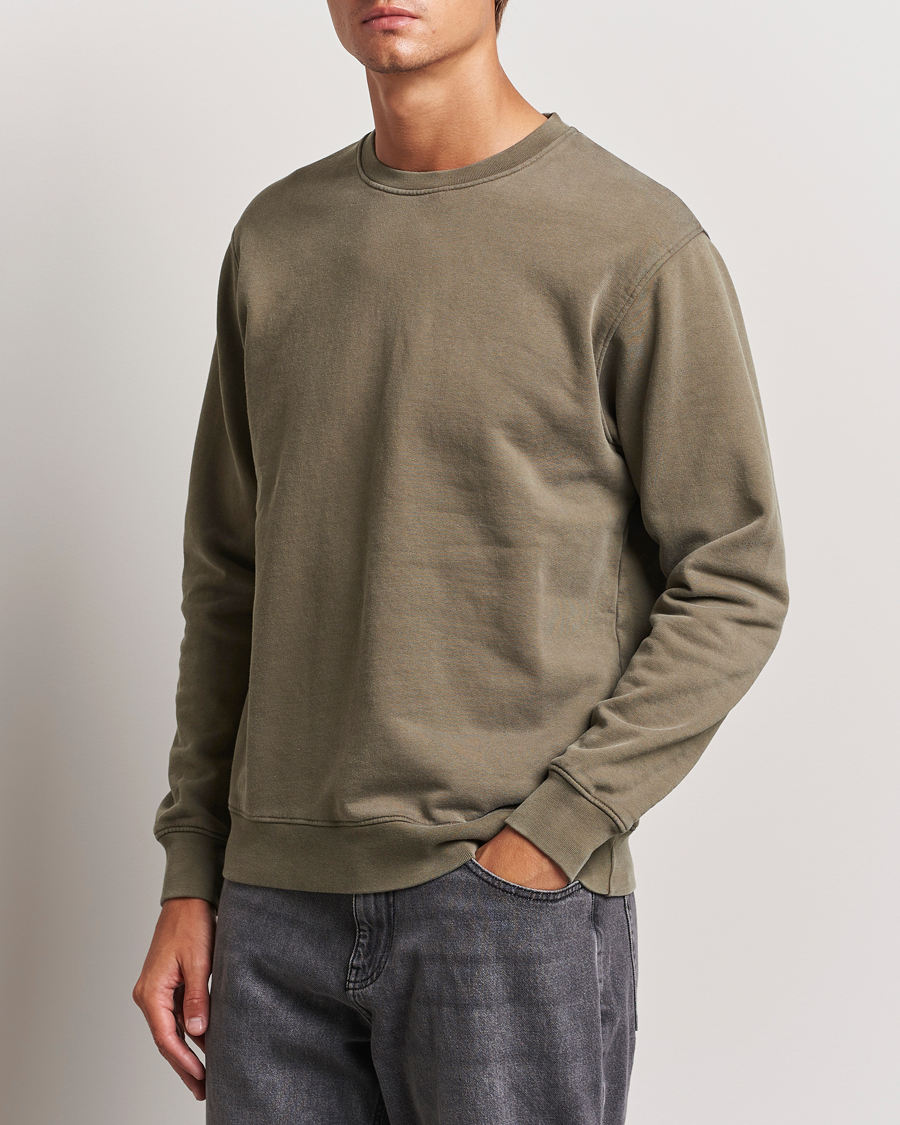 Herre |  | Colorful Standard | Classic Organic Crew Neck Sweat Misty Brown