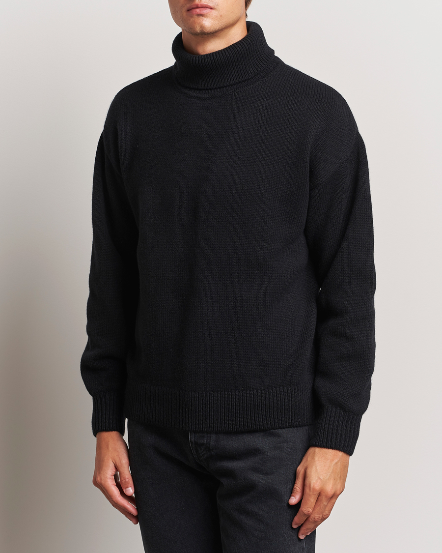 Herre |  | Colorful Standard | Merino Wool Turtleneck Deep Black