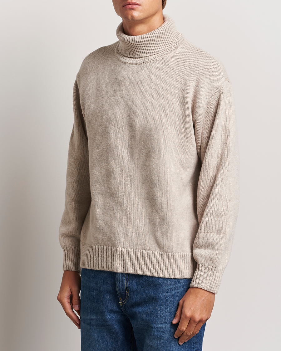 Herre |  | Colorful Standard | Merino Wool Turtleneck Ivory White