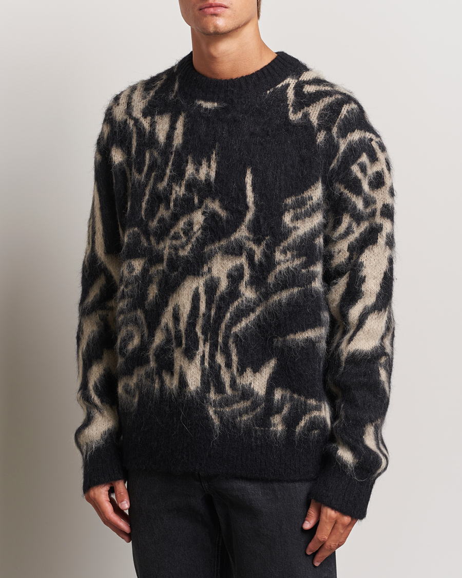 Herre | Business & Beyond - Casual | J.Lindeberg | Falkor Jacquard Knit Sweater Black