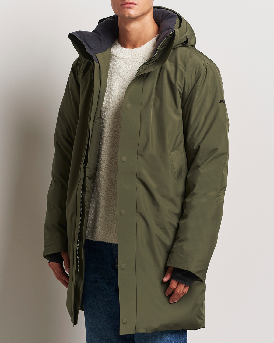 Herre | Avdelinger | J.Lindeberg | Alon Down Parka Forest Green