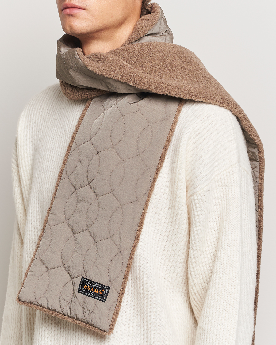 Herre |  | BEAMS PLUS | Muffler Boa Quilt Khaki