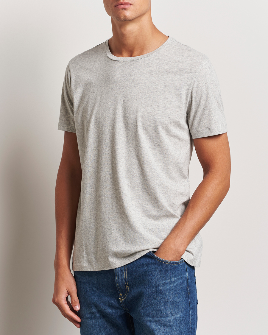 Herre |  | A Day\'s March | Lightweight T-Shirt Grey Melange