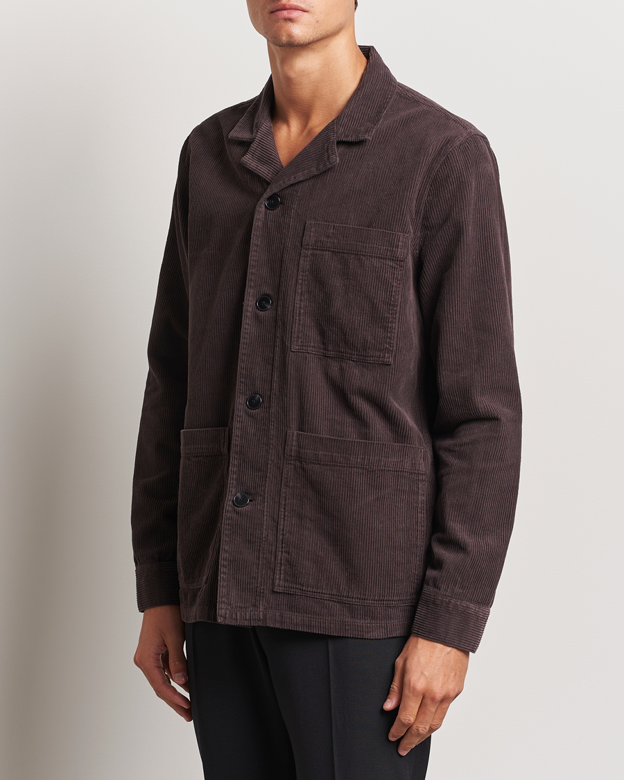 Herre |  | A Day\'s March | Banagher Corduroy Overshirt Chocolate