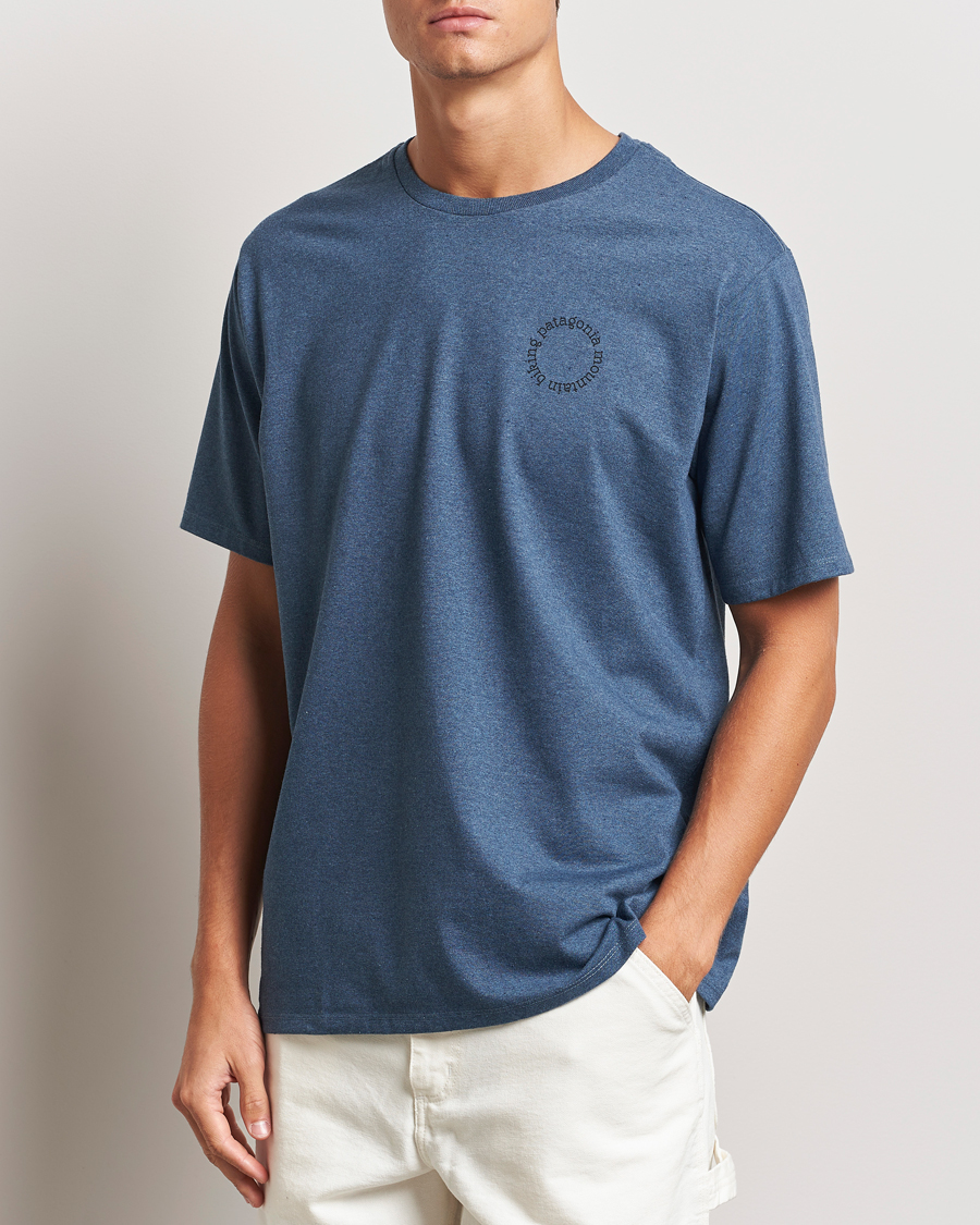 Herre |  | Patagonia | Spoke Stencil Responsibili T-Shirt Utility Blue