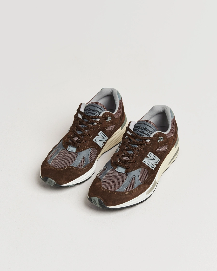 Herre | Sko i mokka | New Balance Made In US & UK | New Balance Made In UK U991V2 Sneakers Brown