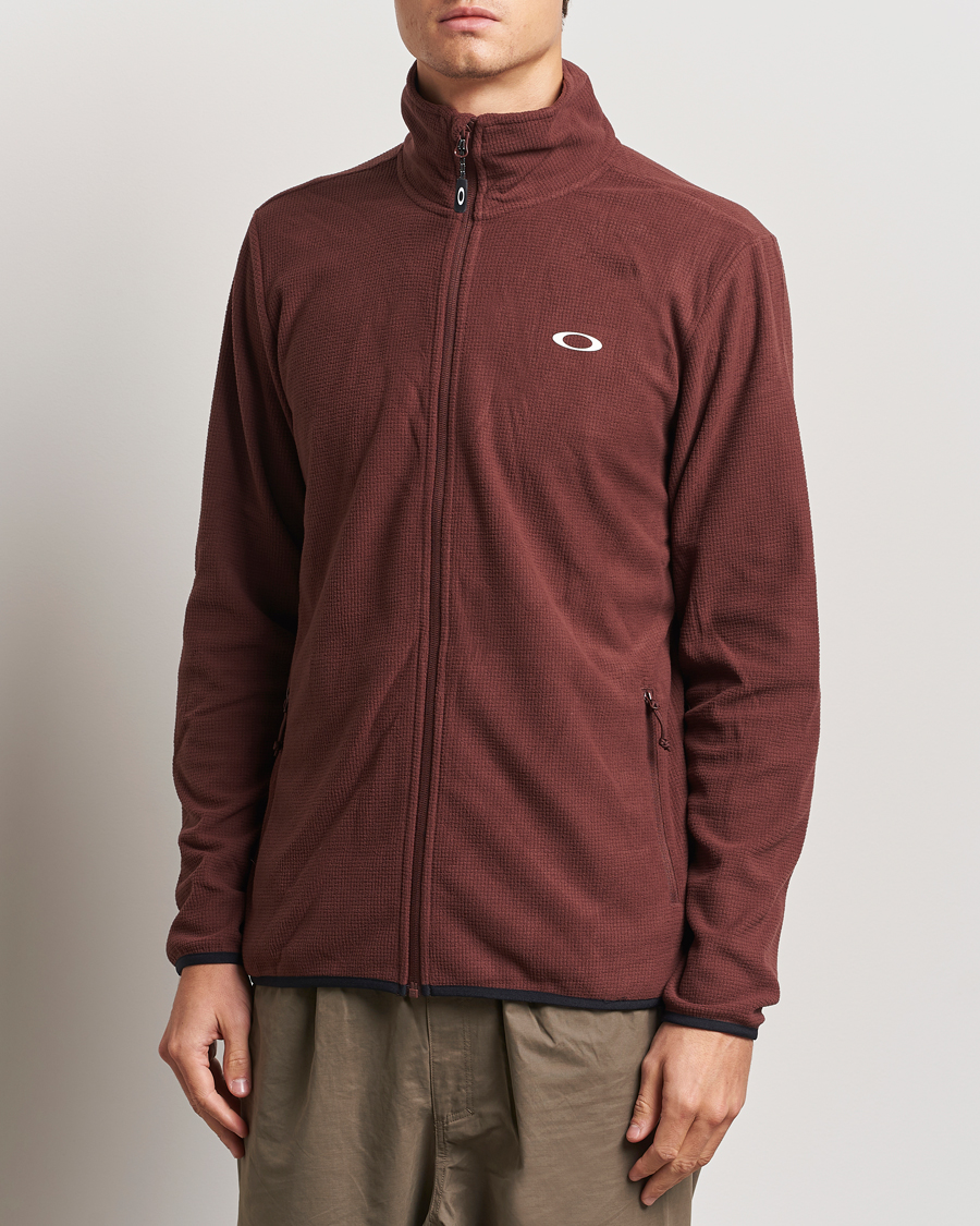 Herre |  | Oakley | Alpine Full Zip Sweatshirt Grenache