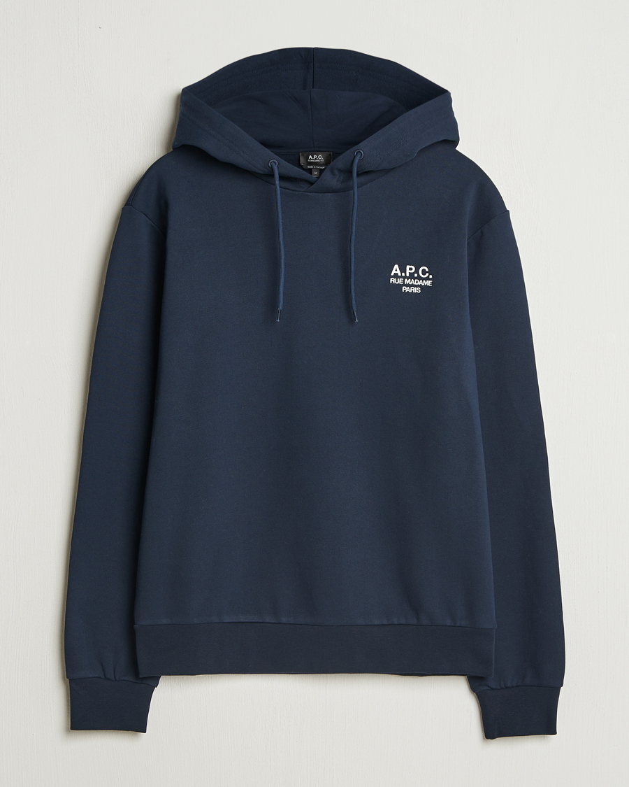 Herre | Nytt i butikken | A.P.C. | Rue Madame Hoodie Dark Navy