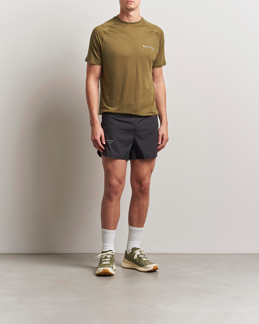 Herre | T-Shirts | Klättermusen | Groa Short Sleeve T-Shirt Olive