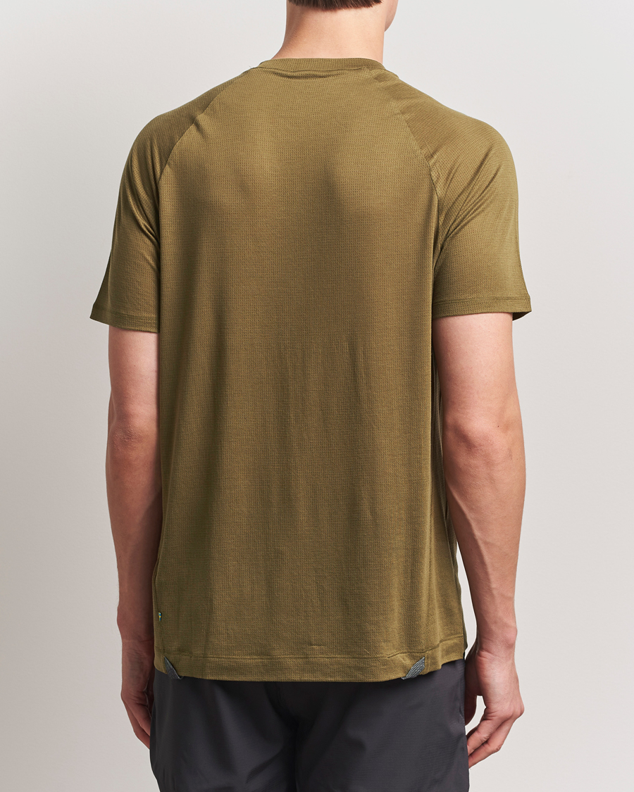 Herre | T-Shirts | Klättermusen | Groa Short Sleeve T-Shirt Olive