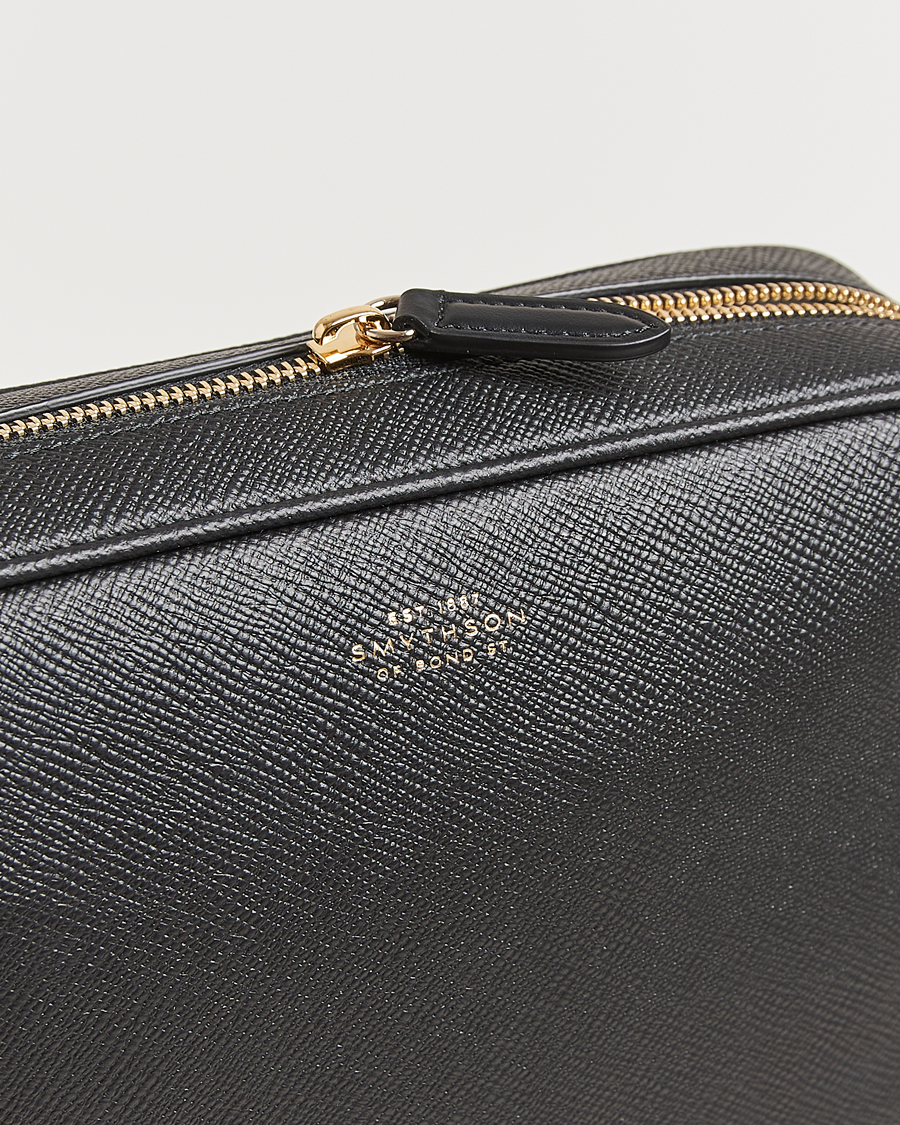 Herre | Vesker | Smythson | Panama Organiser Tech Pouch Black