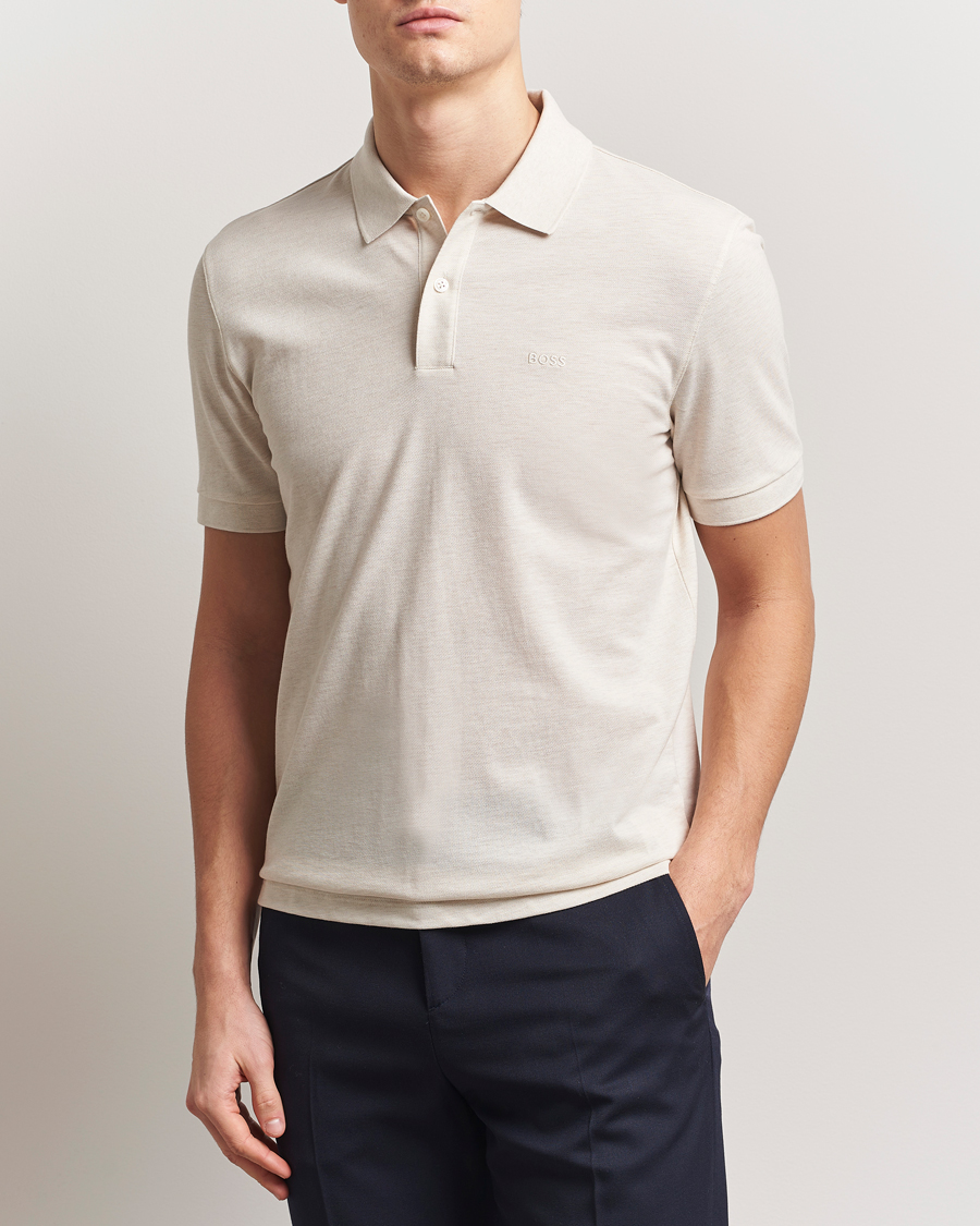 Herre | Pikéer | BOSS BLACK | Pallas Polo Open White