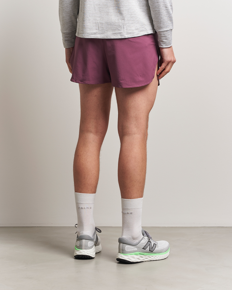 Herre | Shorts | New Balance Running | Split Shorts Faded Plum