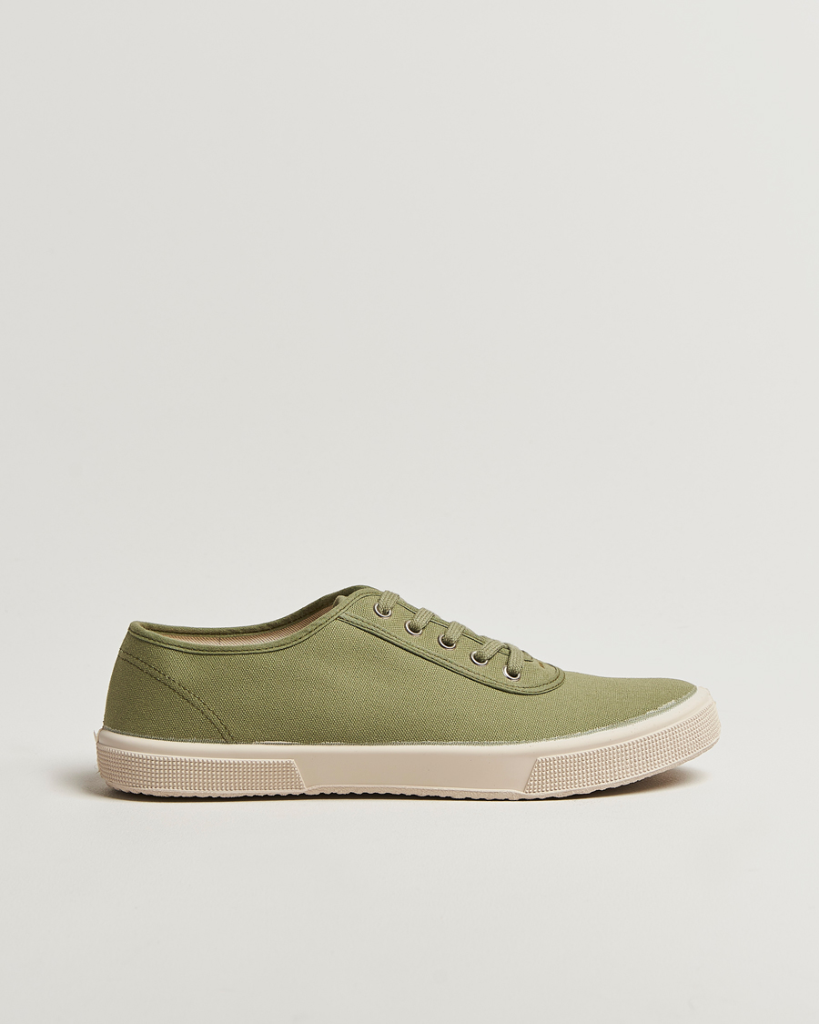 Herre | Novesta Cotton Deck Shoe Khaki | Novesta | Cotton Deck Shoe Khaki