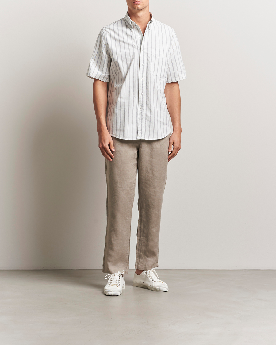 Herre | Bukser | Samsøe Samsøe | Jabari Linen Drawstring Trousers Greige