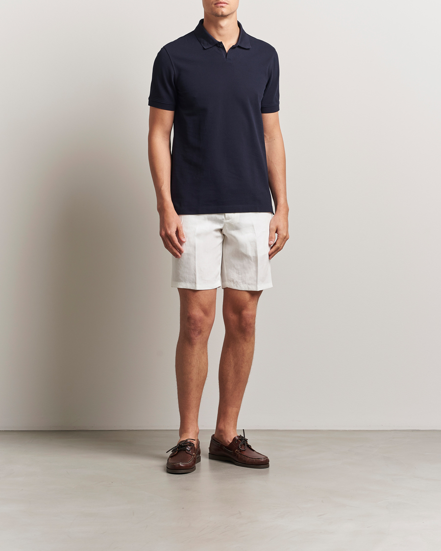 Herre | Shorts | Orlebar Brown | Norwich Italian Linen Shorts White Sand