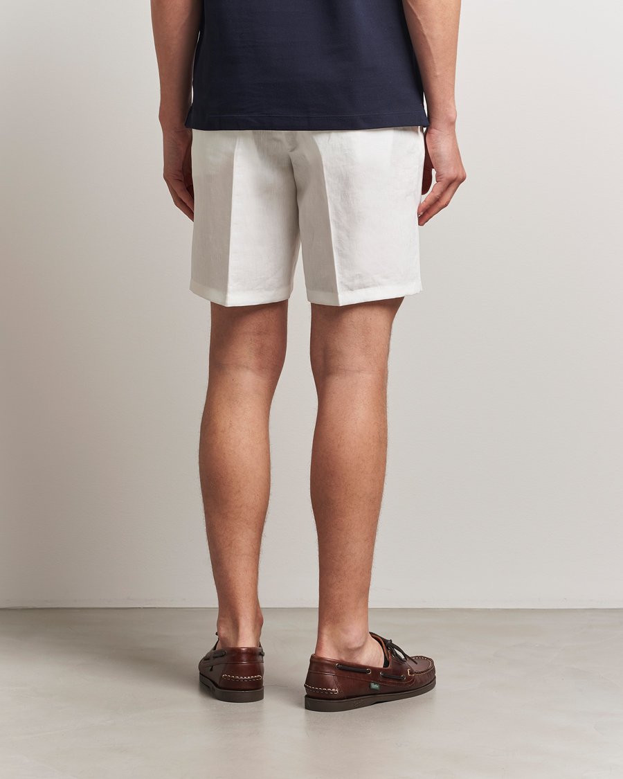 Herre | Shorts | Orlebar Brown | Norwich Italian Linen Shorts White Sand