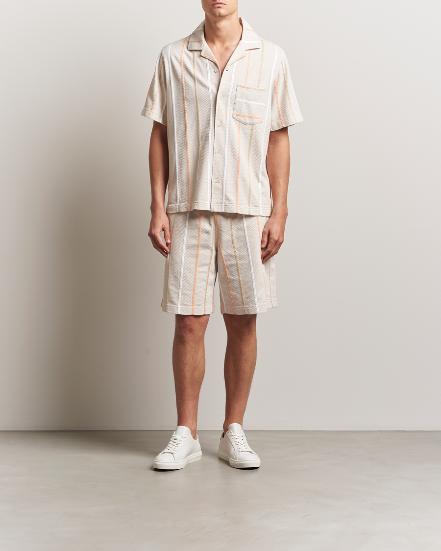 Herre | Shorts | J.Lindeberg | Simon Stripe Shorts Moonbeam