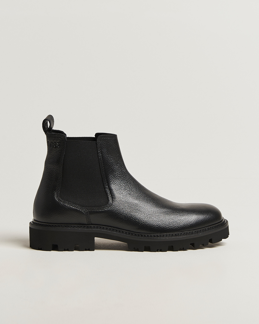 Herre | Støvler | BOSS BLACK | Julyo Leather Chelsea Boot Black