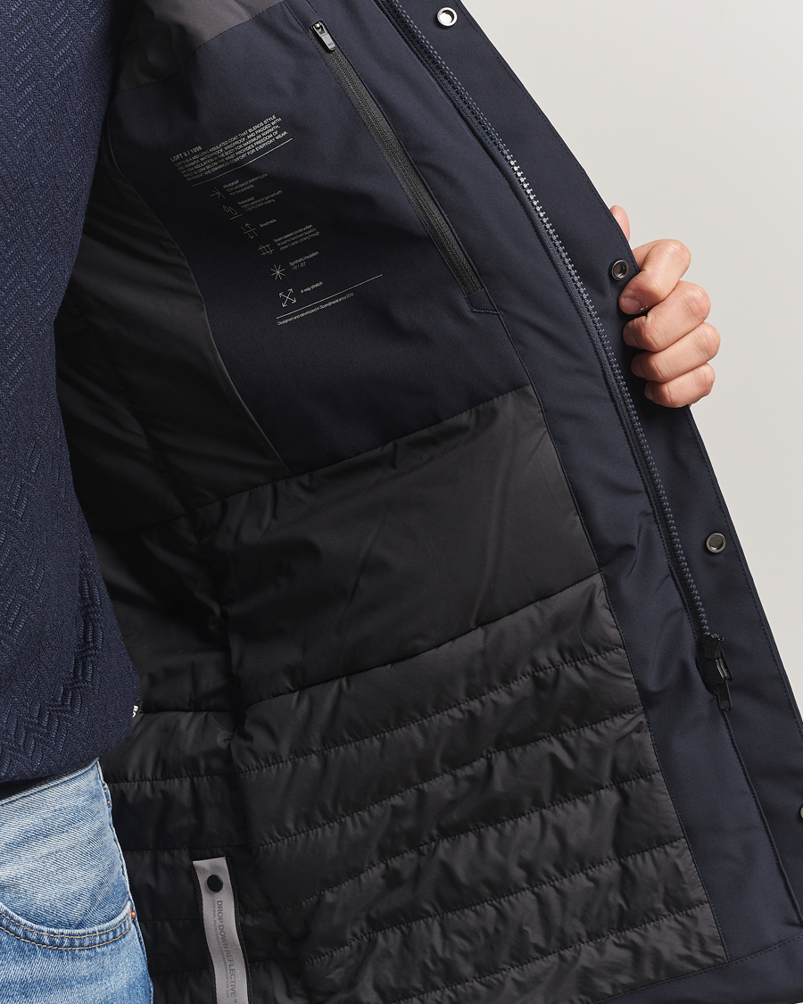 Herre | Jakker | Scandinavian Edition | Loft II Waterproof Padded Coat Midnight Blue