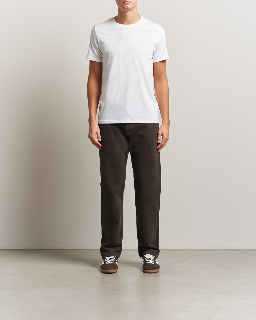 Herre | T-Shirts | NN07 | Percy Crew Neck T-Shirt White