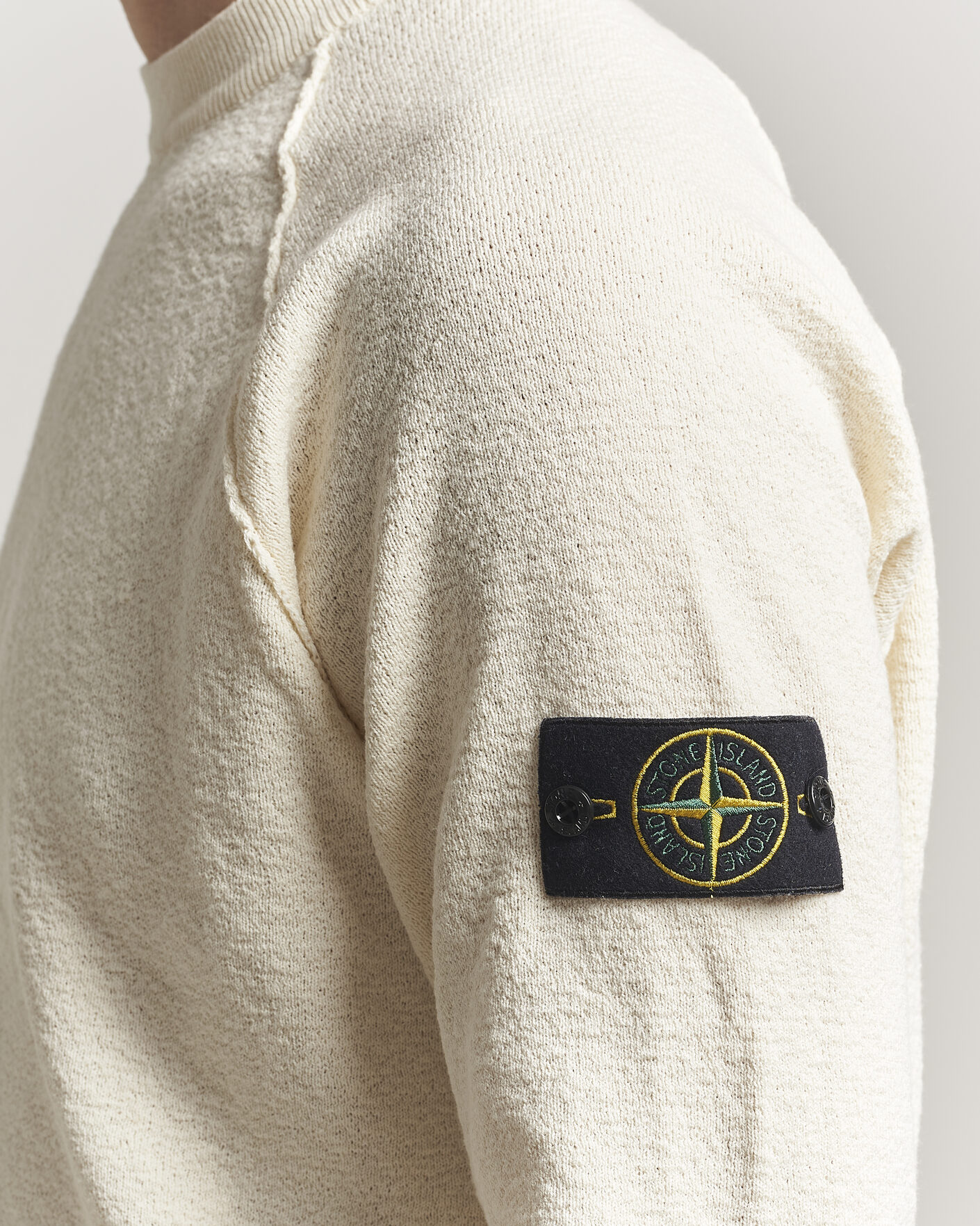 Herre | Gensere | Stone Island | Raw Hand Organic Cotton Crewneck Ivory