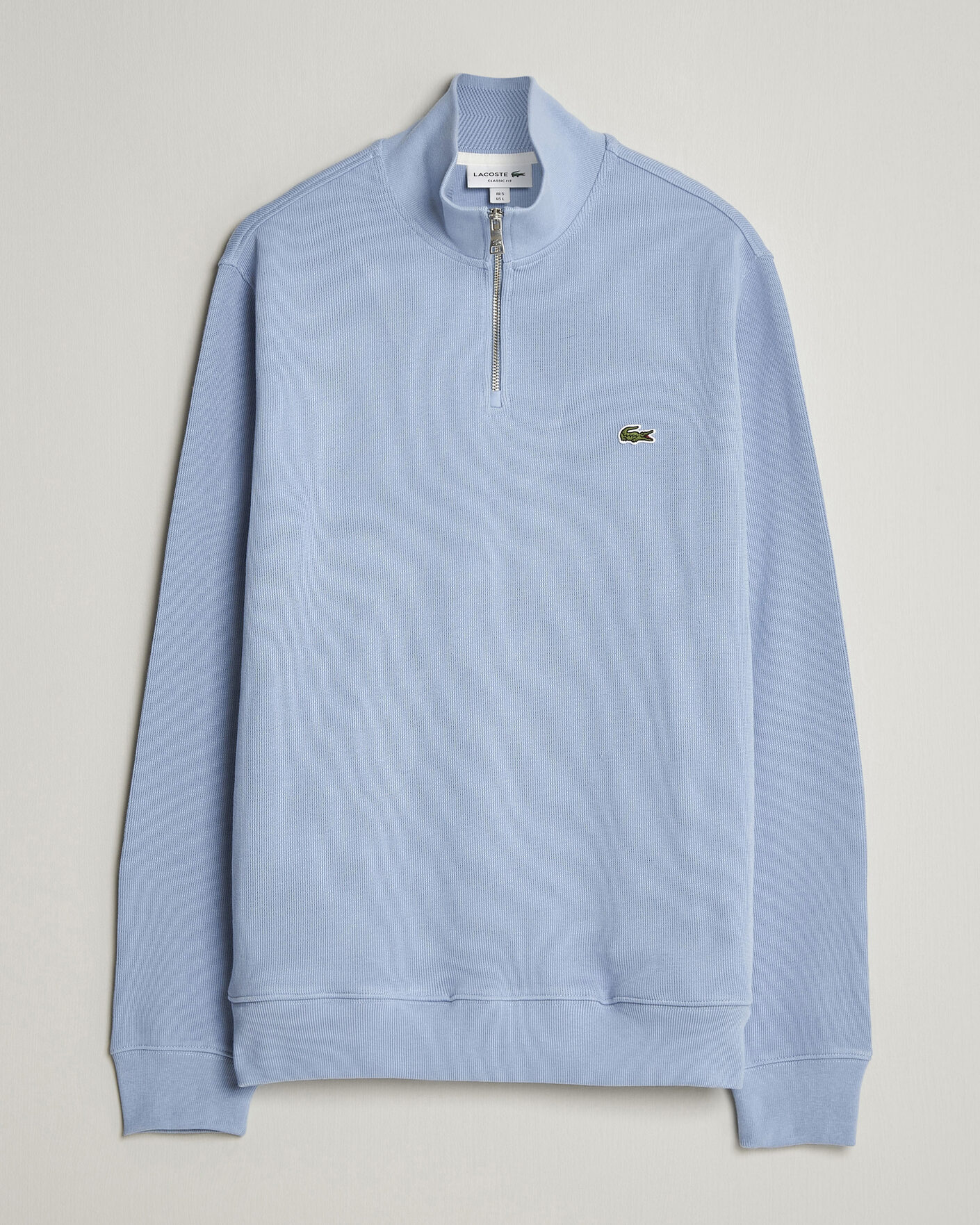 Herre | Gensere | Lacoste | Rib Interlock Half Zip Aphylla Blue