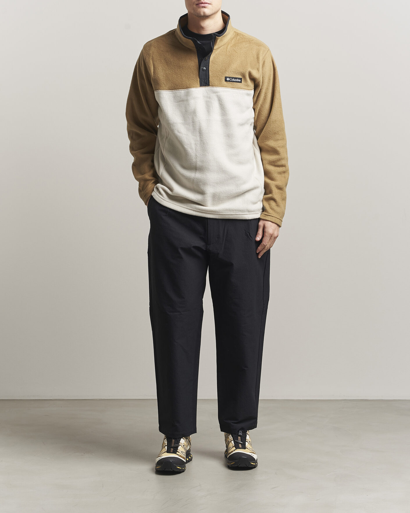 Herre | Gensere | Columbia | Steens Mountain Half Zip 2.0 Fleece Dark Stone/Delta