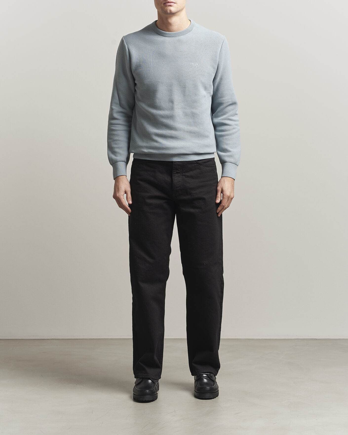 Herre | Gensere | Barbour Lifestyle | Honeycomb Crew Neck Slate