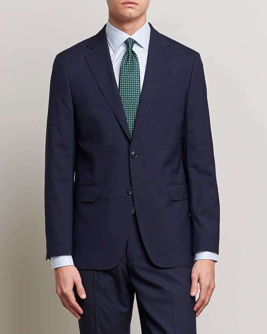 Herre |  | Oscar Jacobson | Falk Wool Suit Blue