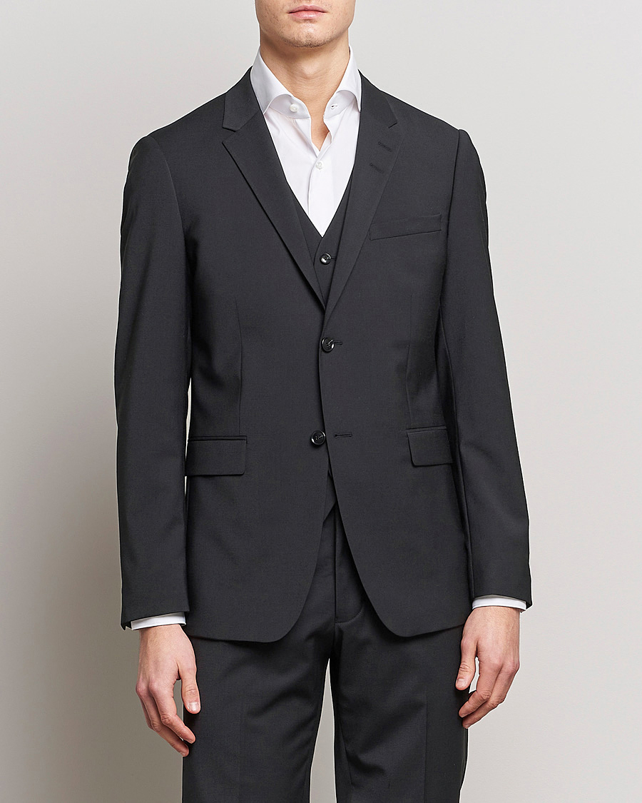 Herre | Dresser | Tiger of Sweden | Jerretts Wool Travel Suit Black