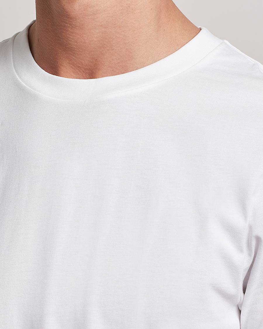 Herre | T-Shirts | Bread & Boxers | 3-pack Crew Neck Regular T-Shirt White